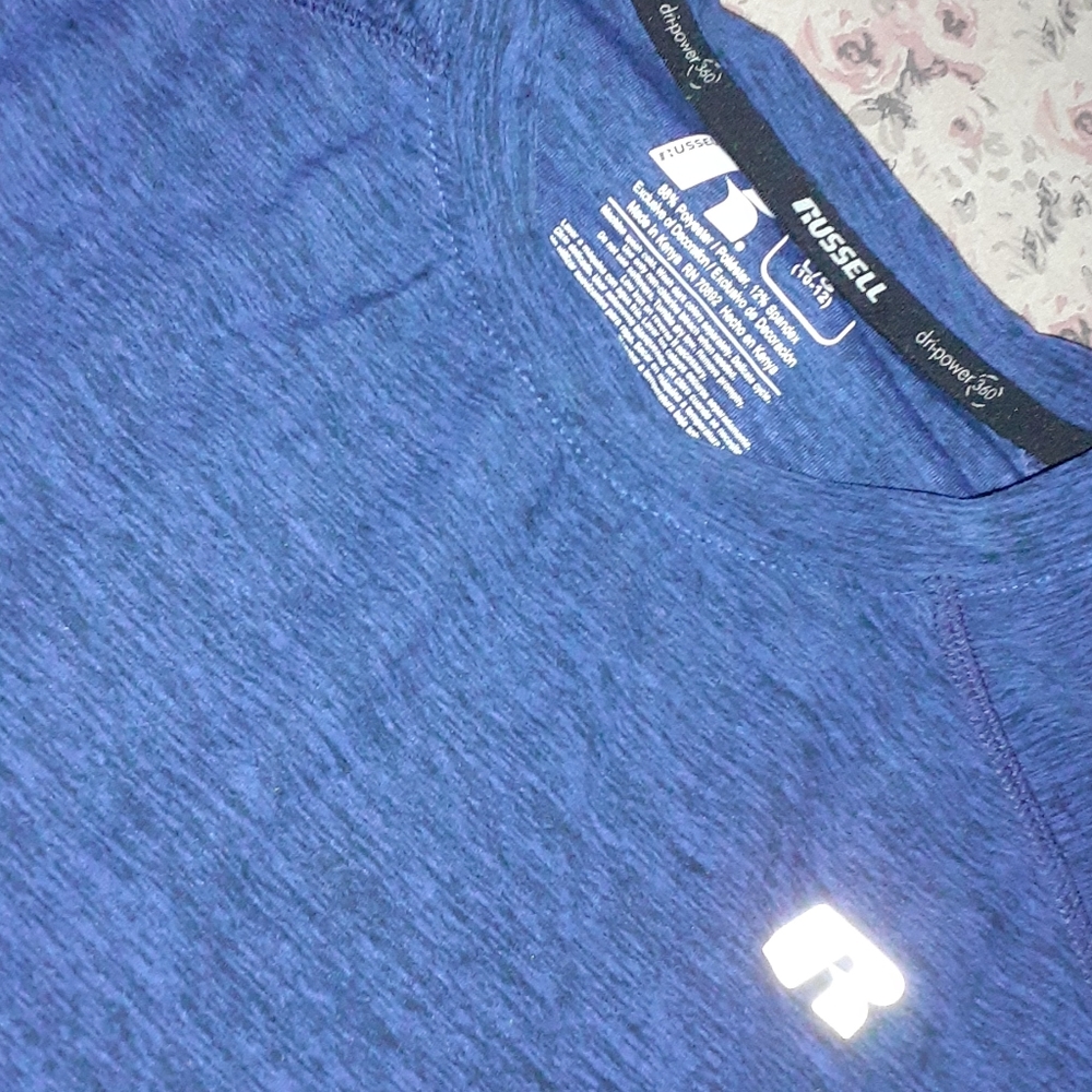 Dry fit blue black long sleeve